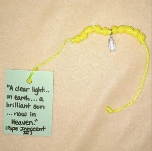 St Clare Bead Bracelet